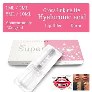 

1 Pcs 20 mg/ml HA Cross-linking Enhancement Hyaluronic Acid Use For Hyaluron Pen 1ml 2ml 5ml 10ml With Box