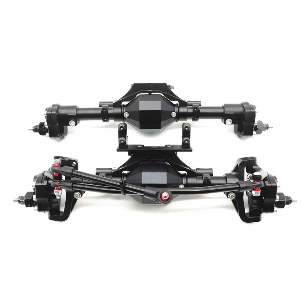 

RC Climbing Car Frame KIT Wheel 313mm Full Metal Axle Door Bridge Rear Axle and Front Axle for SCX10 for 90046 47