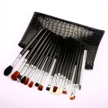 

19 makeup brushes for eyes, eyeliner smudge high gloss eye shadow brush set, beauty tool, wooden handle eye shadow brush