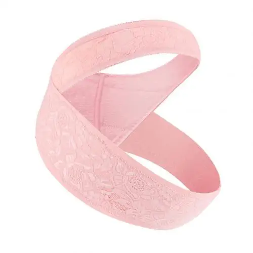 Дышащий Пояс для беременных Регулируемый Брюшной связующий тазовой поддерживающий ремень для беременных - Цвет: Pink 80cm