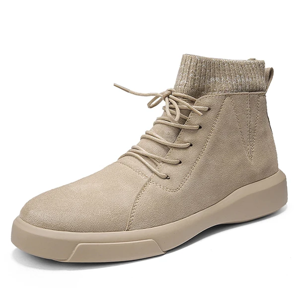 Lace-up Sand CYYTL/Коллекция года; Лидер продаж; мужские Ботинки martin; кожаные зимние теплые ботильоны; Уличная обувь; botas hombre; мужские кроссовки; Zapatos De Hombre - Цвет: Lace-up Sand