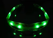  Led party glasses 9 lights spider web light glasses flash glasses holiday party dance party Halloween 