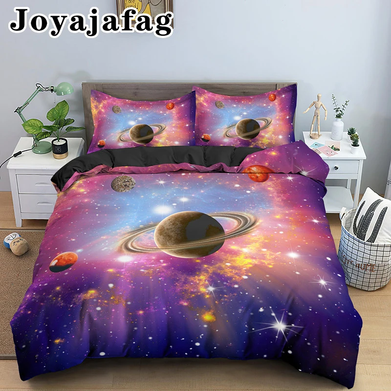 

Kids Adult Bedding Set Fantasy Starry Night Duvet Cover With Pilloecase Queen King Twin Single Size Comforter Covers