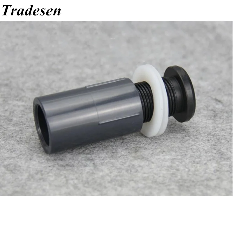 1pcs UPVC Inner Diameter 20 -50mm Fish Tank Drainage Joint PVC Pipe Connectors Clamp 0~50mm Thicken Glass Aquarium Tube Fittings | Дом и сад