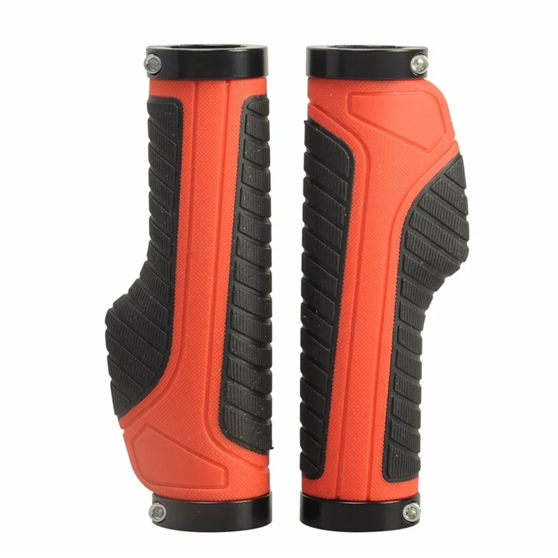 Bicycle Grips Ergonomic Bar End Firm Mount Both Ends Lock Grip Handlebar 2 Color Tone Holder MTB Cycling Hand Rest | Спорт и