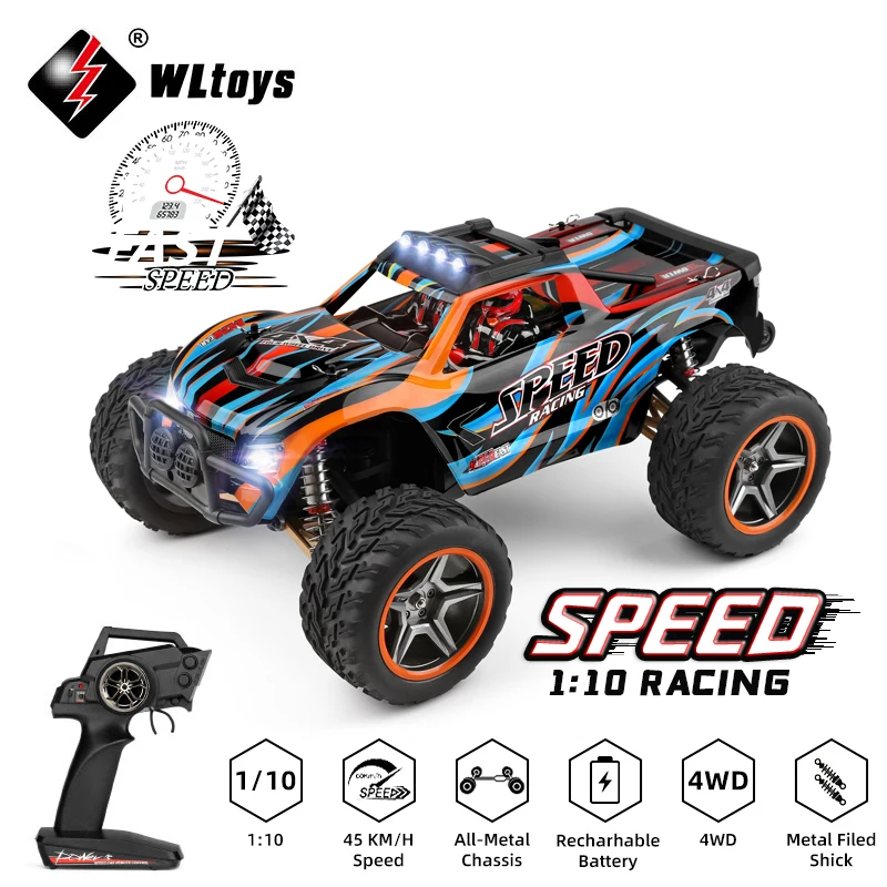 WLtoys 104009 1:10 автомобиль с дистанционным управлением 4WD внедорожник Rc Дрифт 2 4G
