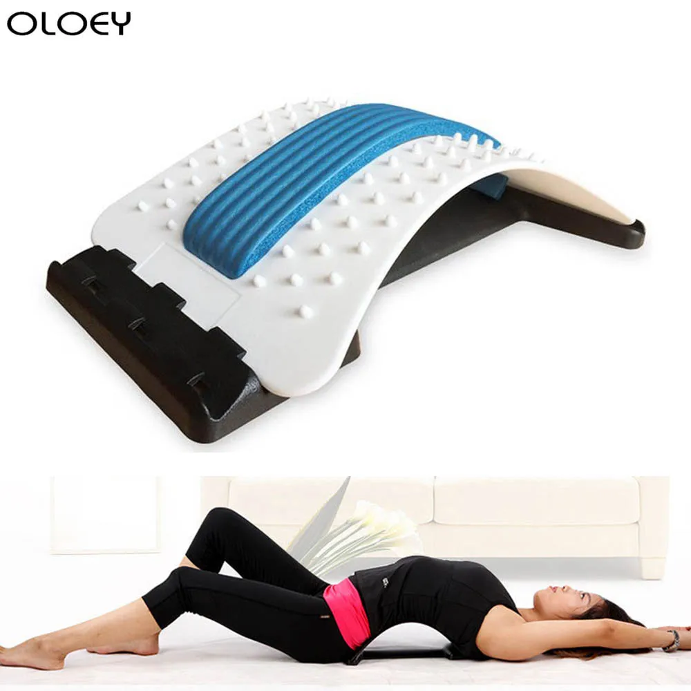 

Back Stretcher Fitness Lumbar Posture Correction Waist Massager Spine Pain Relief Corrector Magic Back Relaxation Brace Support