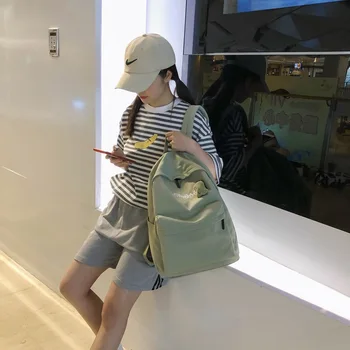 

school bag Korean style Sweet girl backpack student backpack fashion contrast color casual backpack men and women Shoulder Bags