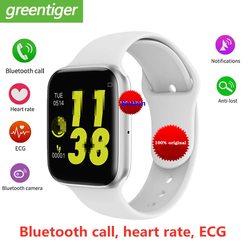 

W34 Bluetooth Call Smart Watch ECG Heart Rate Monitor Smartwatch Men Women for Android iPhone xiaomi band PK iwo8 4