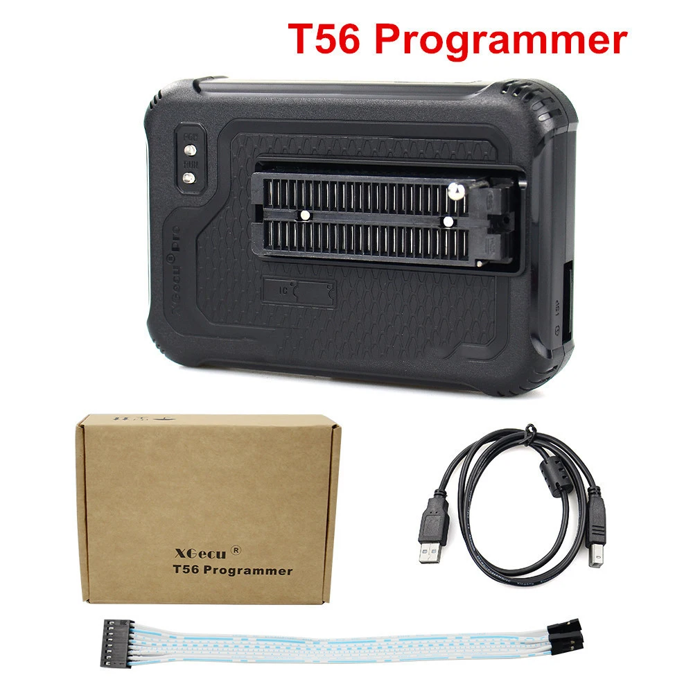 Programmatore universale XGecu T56 originale supporto potente né Flash / NAND Flash / EMMC 15/17 adattatori Clip di prova calcolatrice intelligente