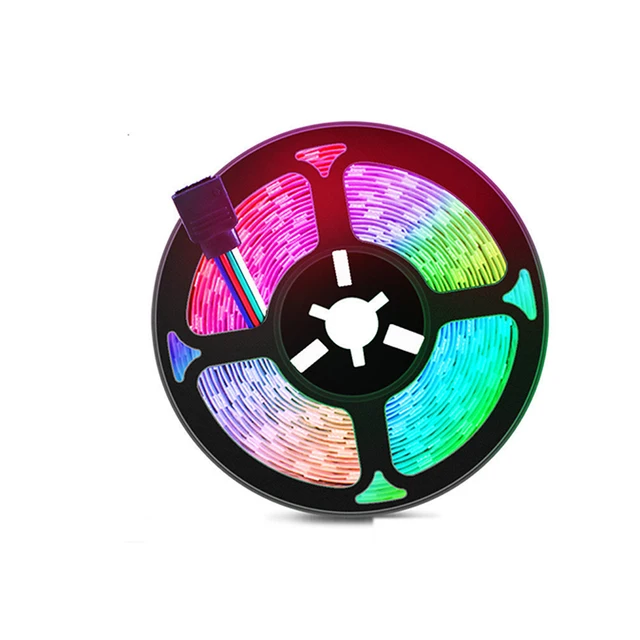 5M RGB Led Light Lamp 5050 Flexible Strip DC12V Led RGB 10M 15M For Computer Bedroom Holiday Party TV Led Backlight Strip Only 12V Strip