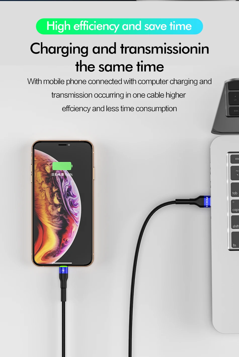 ROCK 3.1A USB кабель для iPhone 11 Pro Max Xs Xr X 8 7 6 Plus 6s ipad Быстрая Зарядка Синхронизация данных провод зарядное устройство для мобильного телефона шнур