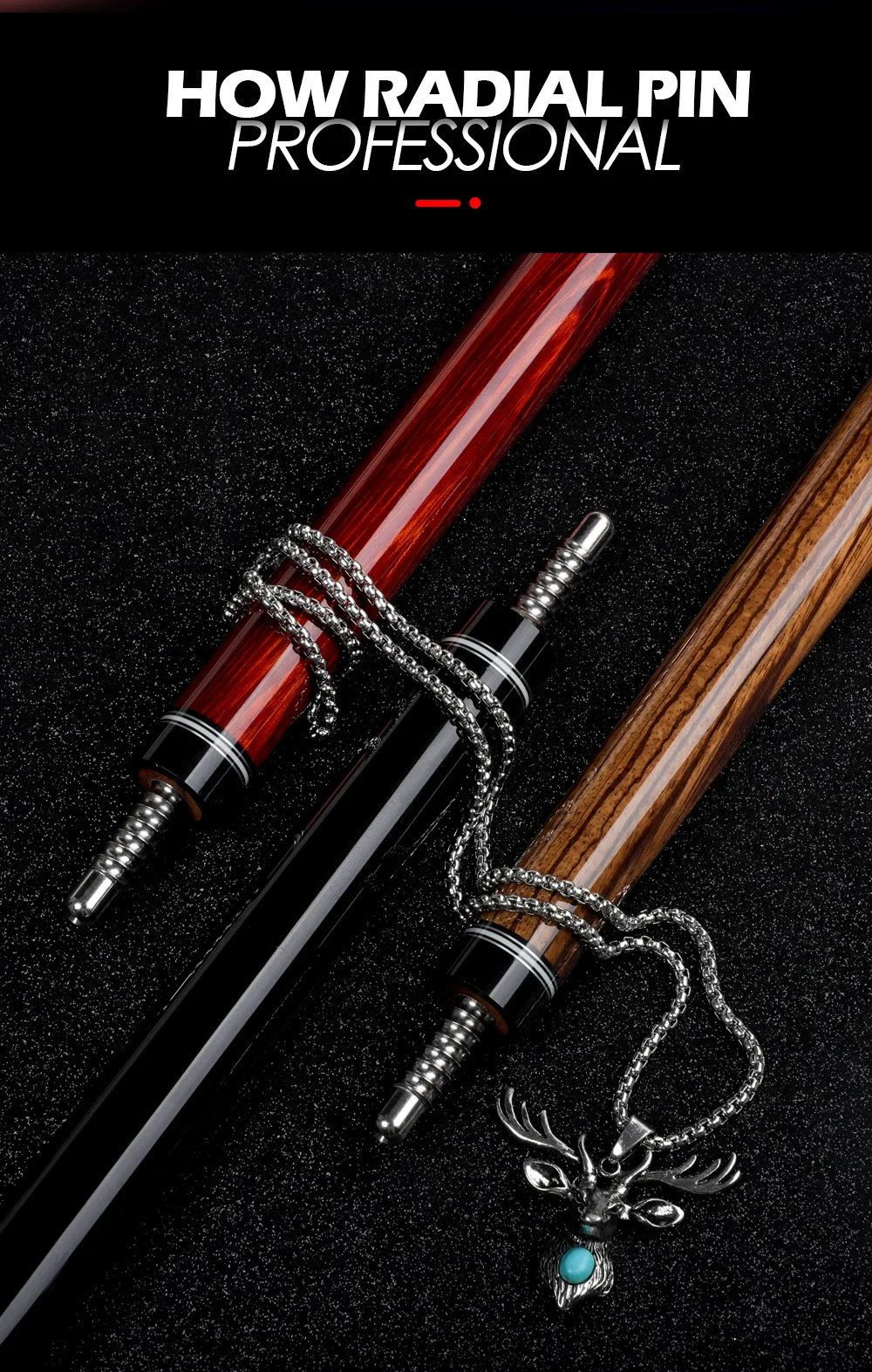 Official Store How M4 Series Pool Cue12.8mmtip How Radial Pin 