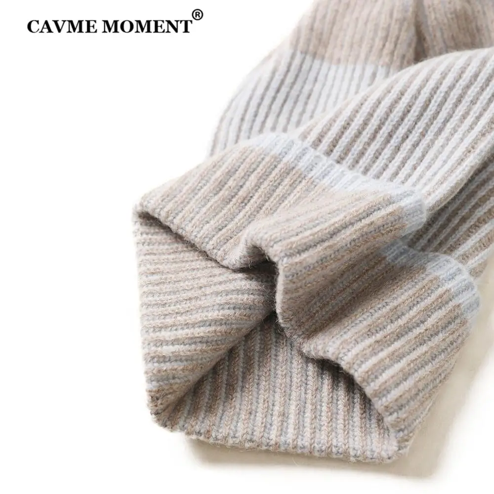 CAVME кашемировые шапки, перчатки, набор для влюбленных, с помпоном, Skullies Beanies, вязаные кашемировые колпачки, унисекс, 69g