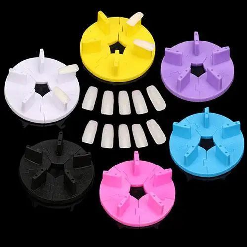 Съемный тренировочный дисплей для практики, стойка для дизайна ногтей, держатель для ложных наконечников, инструмент для маникюра, многоразовая поддержка, подставка для практики