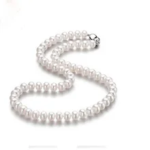 Jxryxrth удивительная цена AAAA высокое качество натуральный пресноводный жемчуг ожерелье для женщин 3 цвета 8-9 мм Ювелирные изделия из жемчуга 45 см