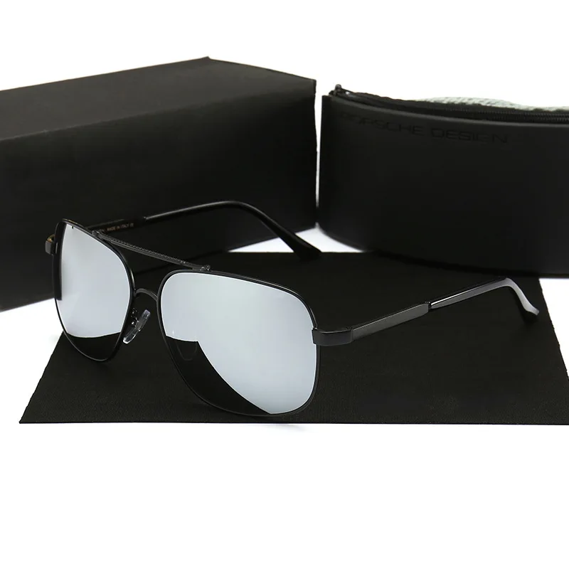 

2019 Men Color Film Polarized Sunglasses UV-Protection Large Frame Sunglasses Trend Driving Riding Athletic Glasses