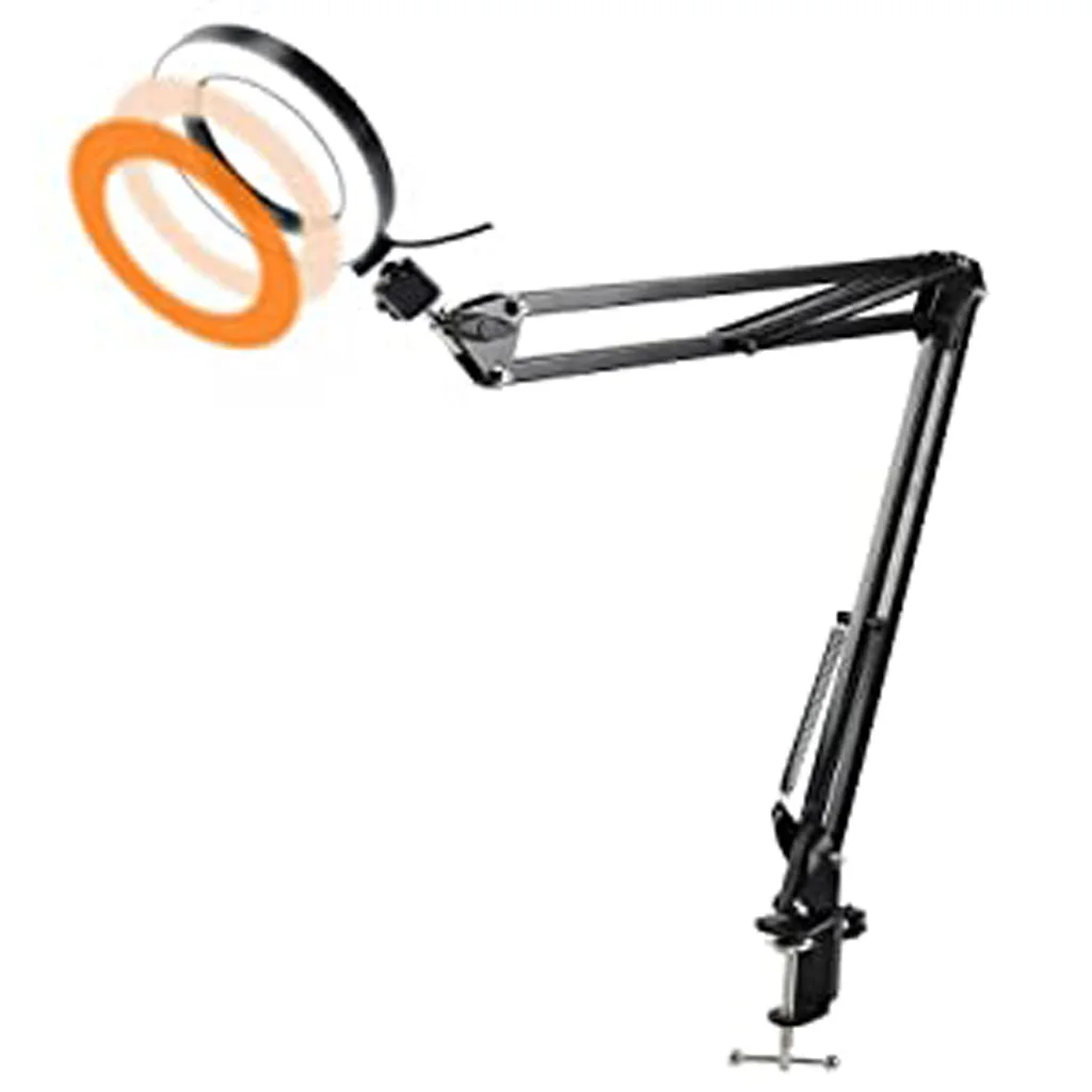 Adjustable Foldable Webcam Mount Clip Table Desktop Clamp Mount Suspension Scissor Arm Tripod Stand Holder for Logitech Webcam