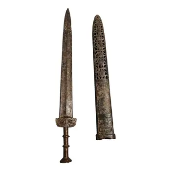 

LaoJunLu Bronze Sheathed Sword Imitation antique bronze masterpiece collection of solitary Chinese traditional style jewelry