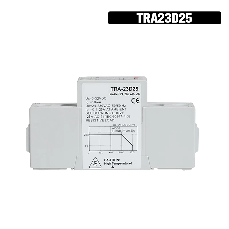 Relé 12v Ssr Módulo de Relé de Estado Sólido Automóvel dc para ac v 3.3 v v 12v 24vdc em Fora 24280vac Placa de Relé de Tensão Tra23d25 25a