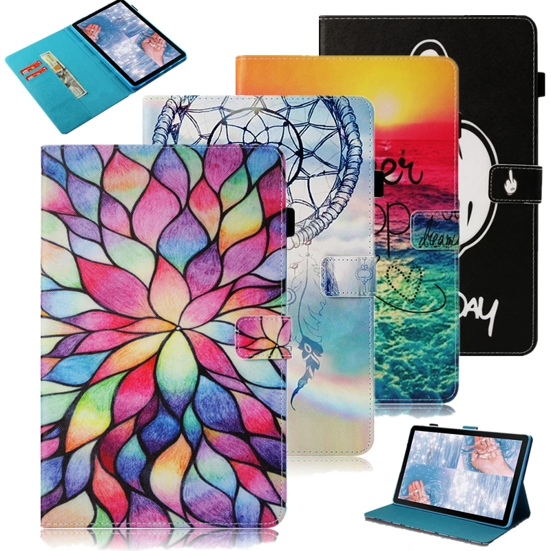 freeshipping Fashion Pattern Pu Leathe Cover For Samsung Galaxy Tab S4 2018 10.5''T830 T835 SM-T835 10.5 inch Skin Tablet case |