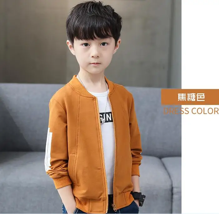 

Boys jacket autumn 2019 new boy thick Korean winter clothes children's baseball uniforms tide coct bu7240
