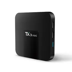 4K TX3 Mini Smart TV Box For Android 10.0 Amlogic H313 1G 8G 2G 16G  H.265 2.4G 5G Dual Wifi Set Top Box Media player PK H95 T95