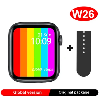 

Smart Watch 2020 Wireless Charging ECG Heart Rate Body Temperature IP68 Waterproof Iwo W26 Upgrade Smartwatch Original Iwo W46