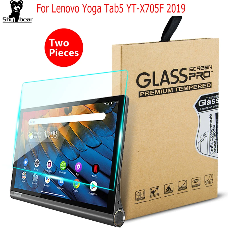 2 шт./лот закаленное стекло для Lenovo Yoga Tab 5 защитная пленка 10 1 2019|Защитные экраны