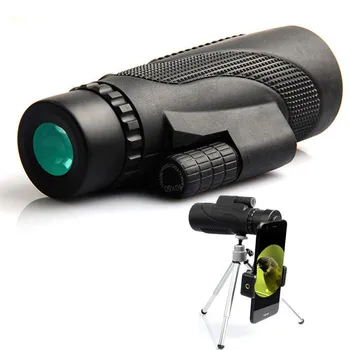 

40X60 Zoom Optical HD Lens Monocular Telescope+ Tripod+ Clip For Universal Phone Sports Camping Outdoor Trave High Definition