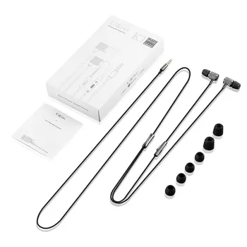 

UIKEWI K1 3.5mm Plug Stereo Bass Passive DSP Wired In-ear Holographic Earphone Double Cavity Space Structure