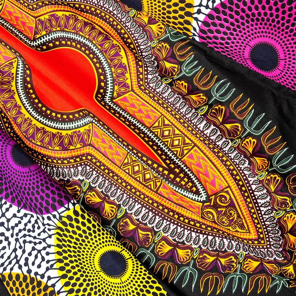 African Clothes for Women Fashion Ankar Circle Print Skirt Waist Elastic Skirt Casual Skirt African Dresses for Women