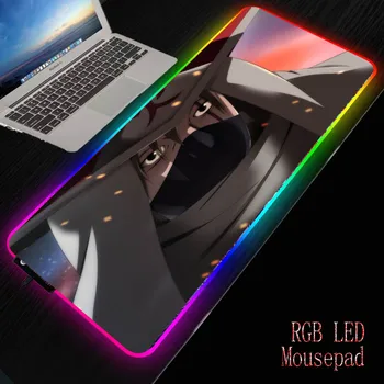 

Mairuige Japan Anime Naruto RGB Extended Gaming Large Mouse Pad LED Backlit Computer Mousepad For Gamer Office PC Desk Mat XXL