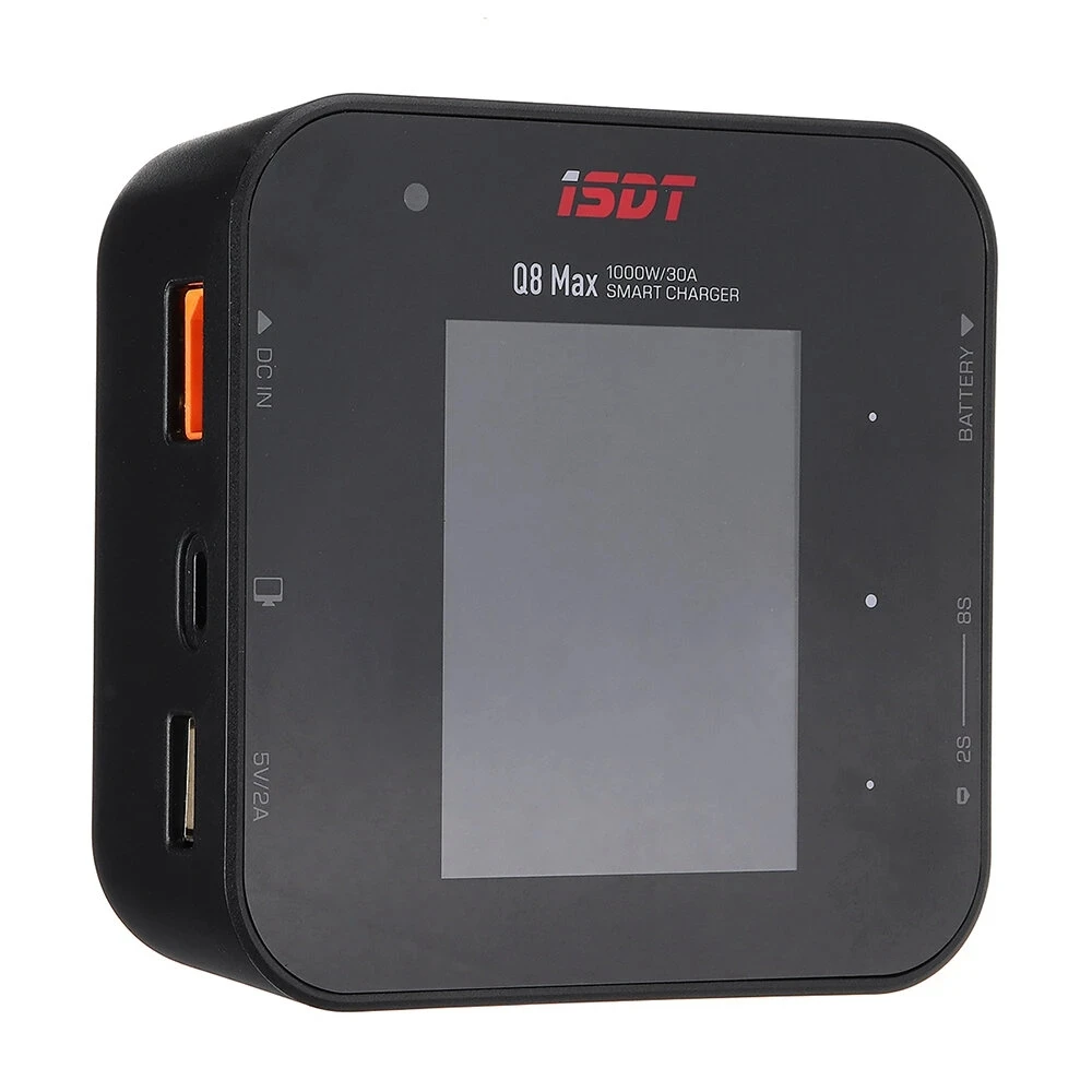 ISDT Q8 Max BattGo 1000 Вт 30 А балансирующее зарядное устройство высокой мощности Dis