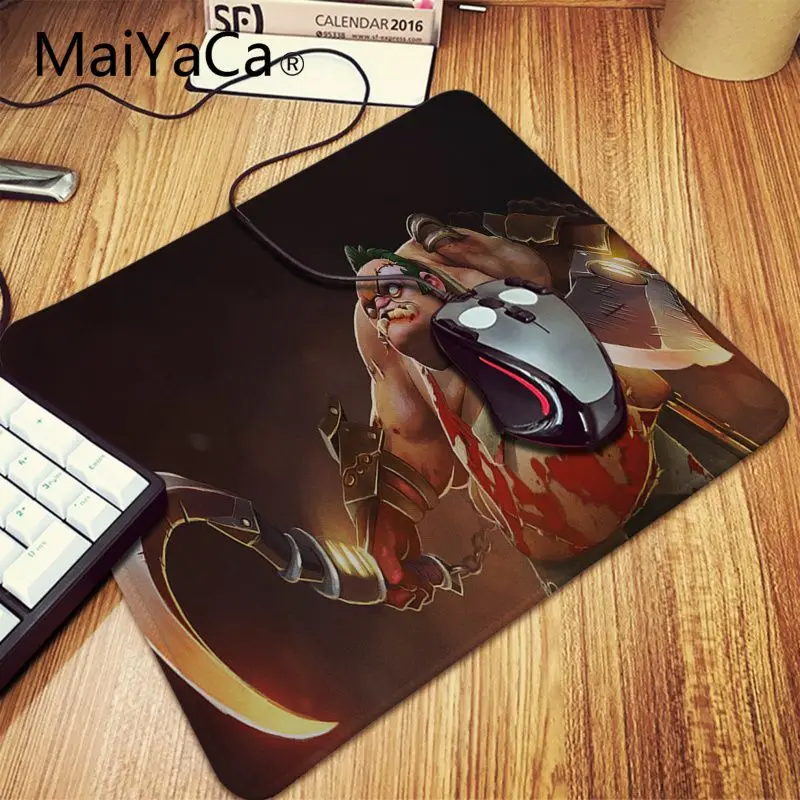 Maiyaca нескользящий ПК Dota 2 Pudge геймерская игра коврик для мыши запирающийся край игровой коврик для клавиатуры
