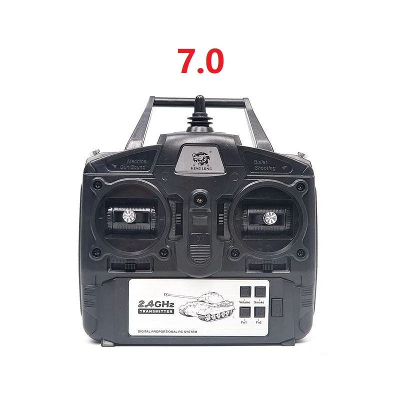 henglong 1/16 2.4G RC tank 7.0 version radio controller + 7.0 version 2.4G receiver/main board 3