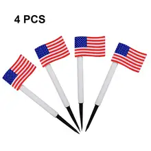 4 шт. садовый светодиодный светильник на солнечной батарее, лампа в форме баннера, интеллектуальный светильник, энергосберегающая Солнечная лампа для украшения газона, двора