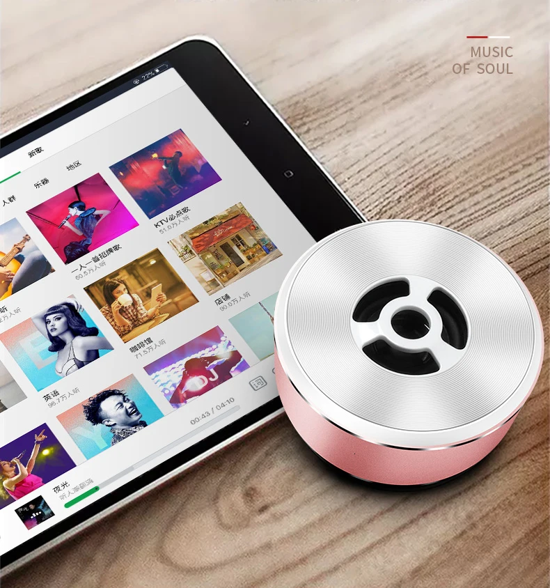 A5 Bluetooth беспроводной динамик открытый портативный сабвуфер динамик мини-карт HiFi музыкальный громкоговоритель аудио поддержка TF AUX USB Sh
