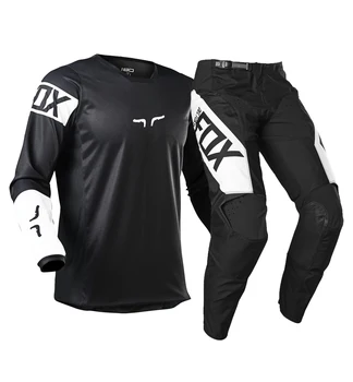 

2021 Rapidly fox motocross gear set jersey and pants mx motorcycle racing suit mtb Off Road motorbike clothing Green