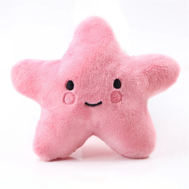 4 шт. игрушки для собак пищащий звук жевания плюшевые флисовые домашних животных