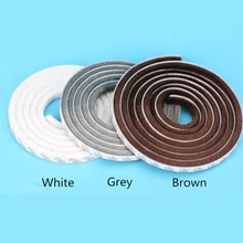 Tira de sellado de espuma de Burlete, cinta de sellado de 10 metros, 9x5, color blanco/gris/marrón, para puertas y ventanas, sin necesidad de cepillo, 3M