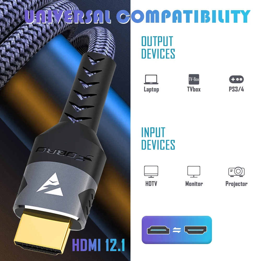 Ultra High-Speed 8K HDMI 2.1 Splitter with eARC and HDR Support