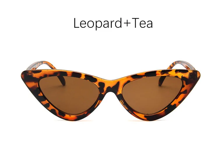 Yoovos Cateye женские солнцезащитные очки Ретро кошачий глаз брендовые дизайнерские солнцезащитные очки женские роскошные Винтажные Солнцезащитные очки Oculos Feminino - Цвет линз: Leopard Tea