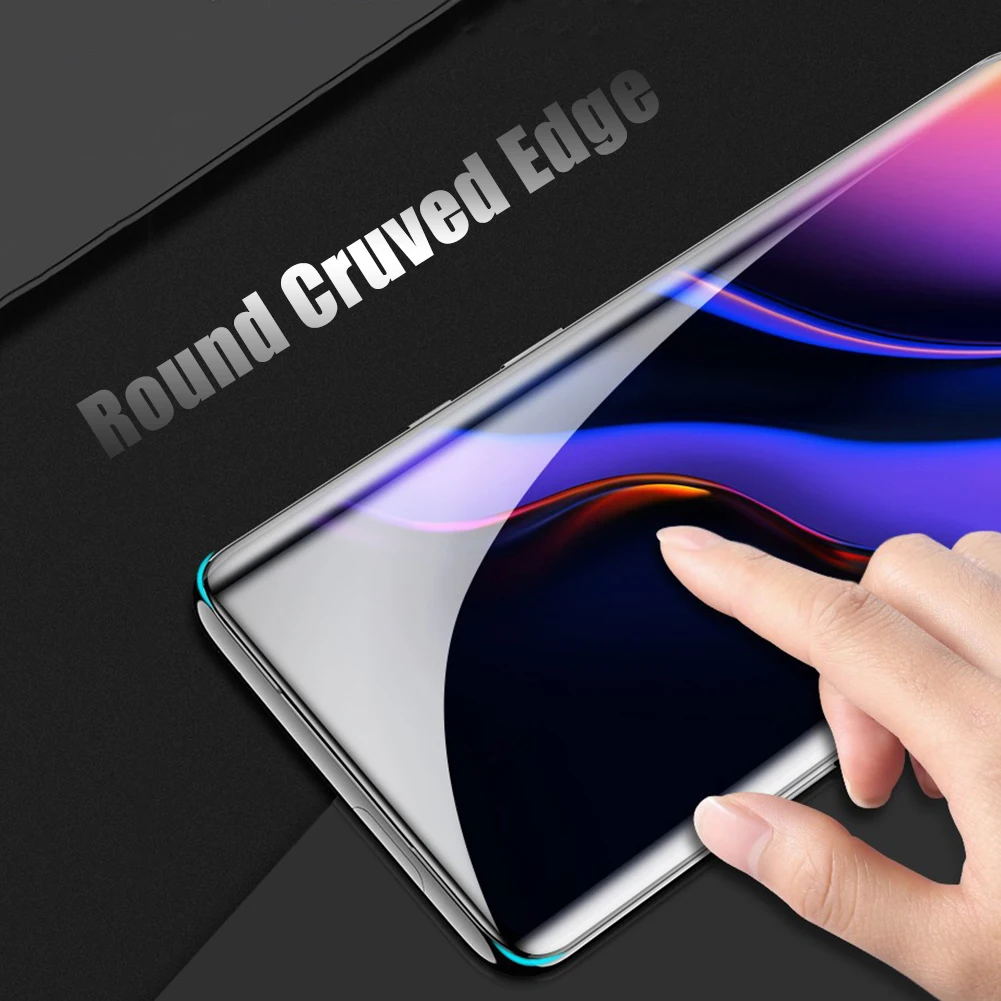 3D полное изогнутое стекло защитная пленка для OnePlus 7 Pro Полное покрытие HD