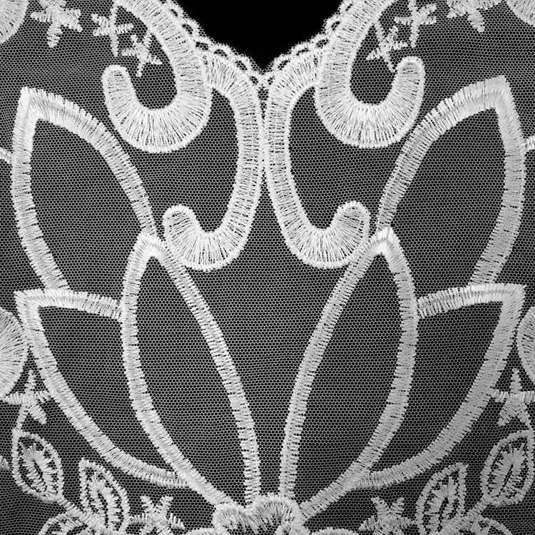 4 шт./компл. Роскошный белый венецианское, с вышивкой Ажур гипюр кружевной материал для свадьбы платье аппликация «сделай сам» швейной Скрапбукинг Декор