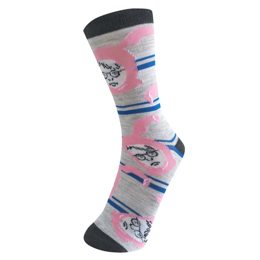 Jaycosin носки с принтом рождественские носки Теплые повседневные сумасшедшие милые удивительные calcetines mujer женские носки хлопковые зимние забавные носки