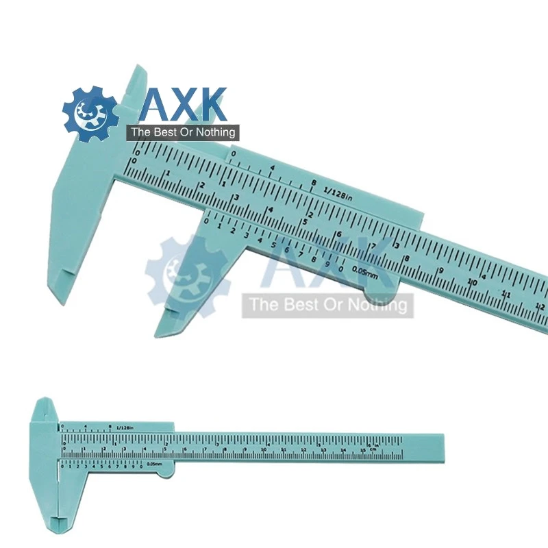 AXK пластиковый микрометр Vernier 0-150 мм Мини линейка точные измерительные инструменты Стандартный штангенциркуль