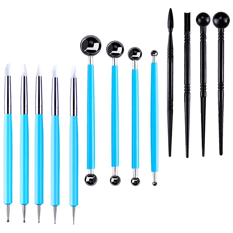 13 Pcs Clay Carving Tool Kit Double-Ended Design Pottery Tools For And Handicrafts | Инструменты