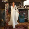 LORIE-vestidos De Novia De estilo bohemio, manga abombada De encaje con cuello en V, Vestido De Novia con Espalda descubierta, Vestido De Novia para fiesta De boda, hecho a medida, 2022 ► Foto 1/5