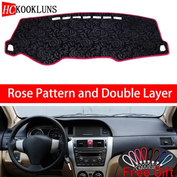 

Rose Pattern For great wall C30 2010 2011-2013 Dashboard Cover Car Stickers Car Decoration Car Accessories Interior Car Decals